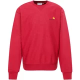 Carhartt WIP Sweater majica 'American Script' žuta / crvena / boja vina