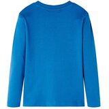 Dječja majica dugih rukava petrol plava boja 104 | shoptok.hr