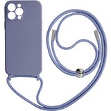 AVIZAR Poltrdi ovitek z vrvico za iPhone 13 Pro Max z mehko notranjostjo, vratnim ovratnikom - barva sivke, (20714968) | Shoptok.si
