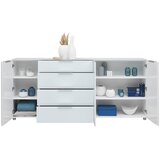 Voleo komoda, bela, visoki sijaj | Shoptok.si