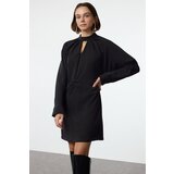 Trendyol Black A-Line Mini Window Detailed Woven Dress | Shoptok.si