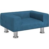 Krevet za pse plavi 50x40x26,5 cm baršunasti | Eponuda.ba