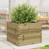 Maison Chic Vrtno cvetlično korito - Cvetlični Lonec 60x60x46 cm impregnirana borovina, (21790426) | Shoptok.si
