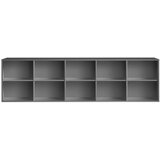 Hammel Furniture Antracitno siv stenski regal 220x61 cm Mistral – Cene