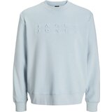 Jack & Jones muški duks 12274127, Svetloplavi cene