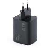 Blue Star GaN 4A 65W omrežni polnilec 2 x Type C + USB A PD QC4.0 VT-43 črn | Shoptok.si