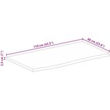 Stolna ploča sa živim rubom 110x60x2,5cm od masivnog drva manga | shoptok.hr