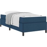 Krevet s opruga kutije Plava 90 x 200 cm tkanina | Eponuda.com
