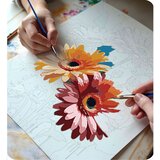 Massido platno s temeljnom bojom i uzorkom na okviriću 40x50 cm cvijeće | shoptok.hr