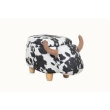 CARRYHOME TABURE, les, tekstil rjava, naravne barve, črna, bela | Shoptok.si