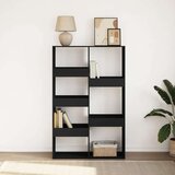 vidaXL Regal za knjige crni 100x33x155,5 cm od konstruiranog drva | shoptok.hr