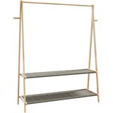  Stalak za odjeću s policama 132x45,5x150,5 cm od bambusa | shoptok.hr
