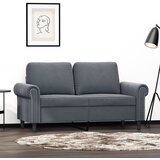  The Living Store Dvosed temno siv 120 cm žamet - Dvosed, (21494878) Cene