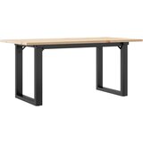  Stolić za kavu O-oblika 100x50x45cm borovina i čelik | shoptok.hr