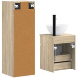 Set namještaja za kupaonicu 2 kom. Hrast sonoma Smeđa 33 x 34.5 x 100 cm | shoptok.hr