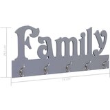  Vješalica za kapute FAMILY siva 74 x 29 5 cm | shoptok.hr