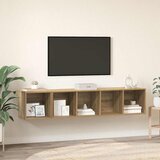  Set TV stalka Zidne 2 pcs Umjetnički hrast Konstruirano drvo | shoptok.hr