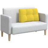  Jastuk za leđa Svijetlo žuta 80 x 24 x 50 cm tkanina | shoptok.hr