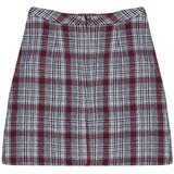 Trendyol Navy Blue Plaid Stitching Fabric Mini Woven Skirt | Eponuda.ba
