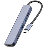  APPACS HUB HB16 6IN1 TYPE to HDMI+USB3.0*2+TF+SF+Type C | Eponuda.ba