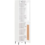  Visoka komoda bijeli 34,5x34x180 cm od konstruiranog drva | shoptok.hr