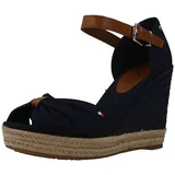 Tommy Hilfiger Sandali & Odprti čevlji BASIC OPEN TOE HIGH Modra
