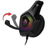 Connect IT CHP-5600-BK - LED RGB gejmerske žičane slušalice sa mikrofonom, crne | Eponuda.com