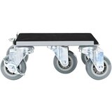vidaXL Pohištveni valjčki 4 kosi z dvigalom 17,5x16x7,5 cm jeklo 1600 kg | Shoptok.si