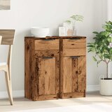  Komoda 2 kom staro drvo 30x30x70 cm konstruirano drvo | shoptok.hr
