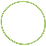 Playbox Hulahop obruč 80 cm u zelenoj boji | shoptok.hr