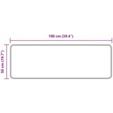  Tepih Print Krema 100 x 50 cm Poliester i PVC - Krema 50 x 100 cm | shoptok.hr