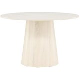 Venture Home Lanzo okrugli blagovaonski stol ⌀120 cm, izbijeljeni (whitewash) Slike