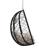  Viseća jaja stolica Sivo-smeđa 91,5 x 54,5 x 107 cm poliratan | shoptok.hr