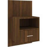 The Living Store Stenska nočna omarica rjavi hrast - Stenska Nočna Omarica, (21421082) | Shoptok.si