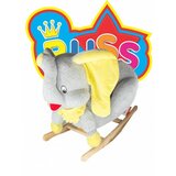 Russ Toys plišana njihalica ljuljaška slonče žuto sivo Cene