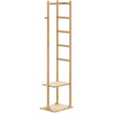  Vješalica za kapute s kukama i policama 38,5x30x156 cm bambus | Eponuda.ba