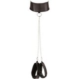 Cottelli Bondage - komplet čipkastega in svetlečega spodnjega perila (4 deli) - XL | Shoptok.si