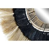  Zidno ogledalo DKD Home Decor Crna Prirodno Kolonijalni 55 x 7 x 55 cm | shoptok.hr