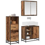 vidaXL Komplet pohištva za kopalnico 3 pcs Star les 65 x 33 x 60 cm | Shoptok.si