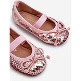 Boto Kids' Ballerina Flats Adorned with Sequins Pink Weries | Shoptok.si
