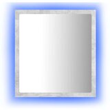 vidaXL lED kupaonsko ogledalo siva boja betona 40 x 8,5 x 37 cm drveno | shoptok.hr