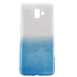  Silikonski ovitek z bleščicami Bling za Samsung Galaxy A20e A202 srebrn z modrimi bleščicami Cene