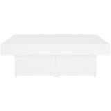  Stolić za kavu bijeli 90 x 90 x 28 cm od konstruiranog drva | Shoptok.si