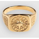 Northern Legacy Compass Signature Ring Jewellery gold toned | shoptok.hr