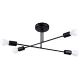 Sollux Lighting Lestenec NORAH 4 črn, (21348255) Cene