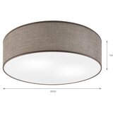  plafonska svetiljka sirja 2xE27/15W/230V, prečnik 45 cm, braon | Eponuda.com