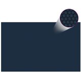 vidaXL Plutajući PE solarni pokrov za bazen 800 x 500 cm crno-plavi Cijene