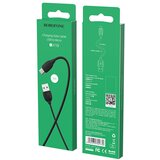 Borofone podatkovni kabel X19 MicroUSB na USB 1m 2,4A črn | Shoptok.si