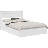  Krevet s od storage Bijelo 140 x 190 cm Konstruirano drvo | shoptok.hr