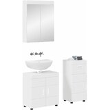  Set namještaja za kupaonicu TULUM 3 pcs Visoki sjaj bijela | shoptok.hr